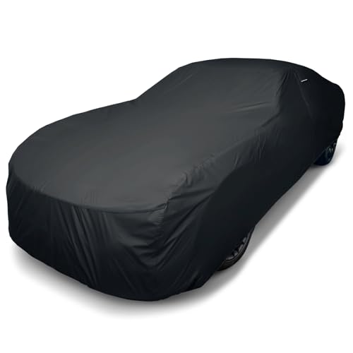 Image of iCarCover Premium Custom Car Cover for 1956-1960 BMW 503 Heavy Duty Waterproof All Weather Rain Snow UV Sun Protector Custom Fit Full Exterior Indoor Outdoor Protection Car Cover (Black)