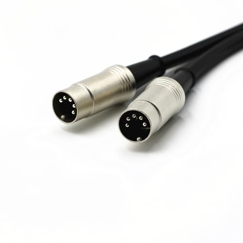 Image of Premium Replacement Speaker Link Cable for Edifier S1000MKII /S2000MKIII /S350DB /S360DB | 5-Core MIDI Primary-Secondary Audio Wire | shielded audio interconnect | Alloy Shielded Hi-Fi Cable (26.2ft /8m)