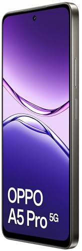 Oppo A5 Pro 5G, Smartphone Android, 8 Go RAM + 256 Go, Déverrouillé, Black Brown