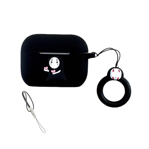 For Airpods pro3/pro2�p�̃P�[�X �J�o�[ ���� �L�����N�^�[ �n�� �l�C �������3D �S�ʕی� �����h�~ �ϏՌ� (Airpods pro 3�p�P�[�X,l)