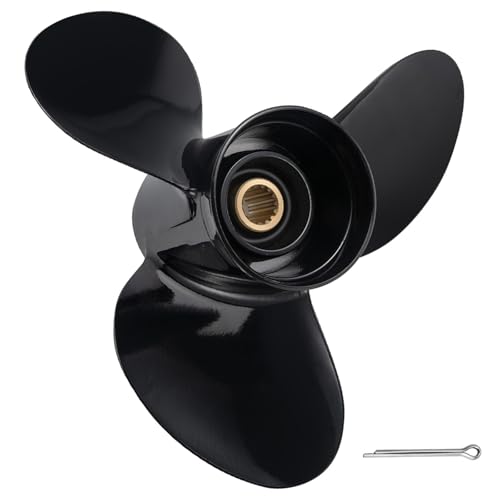 Upgrade 14 X 19 Aluminum Outboard Propeller for Suzuki Engines DF50/60/70/90/100/115/140HP OEM 58100-90J11-019 15 Spline Tooth 3 Blades RH