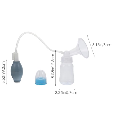 Kit Extractor Manual de Leche Materna Portátil de Silicona y PP miniatura 2