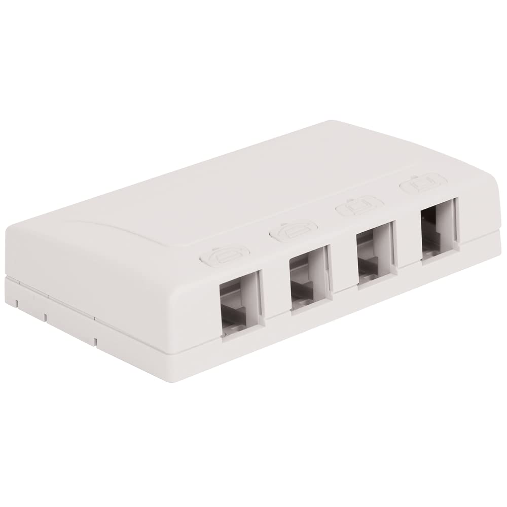 Surface Mount Box Elite 4-Port White (special pricing while supplies last) Surface Mount Box Elite 4-Port White (special pricing while supplies last)