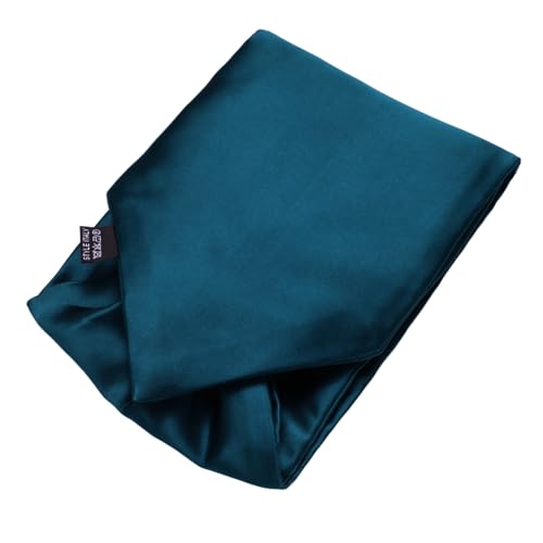 Image of Hi-Tie Silk Ascot for Men Self Tie Men's Cravat and Flower Lapel Pin Handkerchief Cufflinks Set for Wedding Party