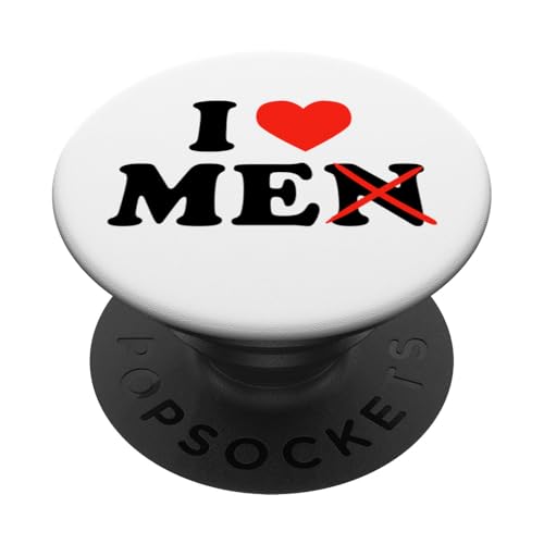 I Love Me - Funny Self Love Heart Men Humor Statement Lema PopSockets PopGrip Adhesivo