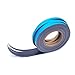 Blue Magnetic Whiteboard Tape, Thin Decorative Magnet Tape Roll for Chart Line Boarder, Colored Magnets Tape 1mm, 0.39 Inch Width, 10 Meters, 33ft Each Roll