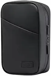 Organizador de Cabos e Acessórios Impermeável, Material Emborrachado, necessaire Case para Eletrônicos