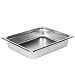 Excellante Half Size 2-1/2-Inch Deep 24 Gauge Anti Jam Pans