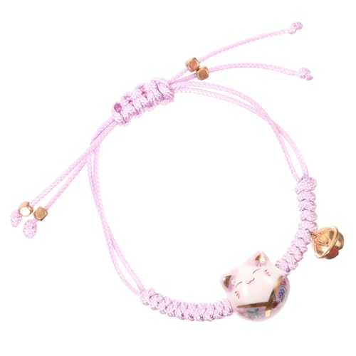 CONGARTENO Pulsera Del Gato Suerte De Cerámica Pulsera Ajustable Para Mujer...