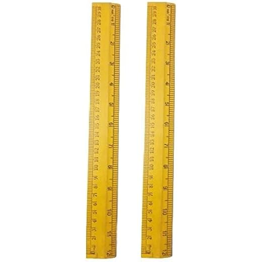 advancedestore Wooden Ruler 30 cm