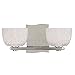 Cove Neck 1-Light Vanity Light - Polished Chrome Finish with Clear/White Glass Shade