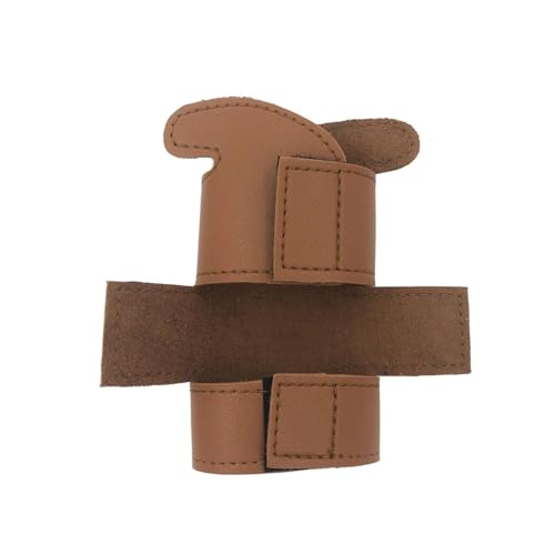 TUOREN - Protector de válvula de piel para trompeta café