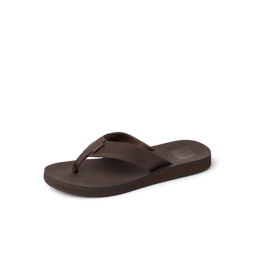 REEF Mens Sandals, Groundswell SL, Brown, 12