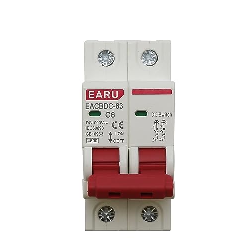 Disjoncteur solaire 1000V CC pour sécuriser l'électricité des panneaux solaires de votre maison