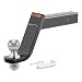 CURT 45064 Lifted Truck Trailer Hitch Ball Mount with 2-Inch Ball & Pin Fits Receiver, 7,500 lbs. GTW, 6 Drop
