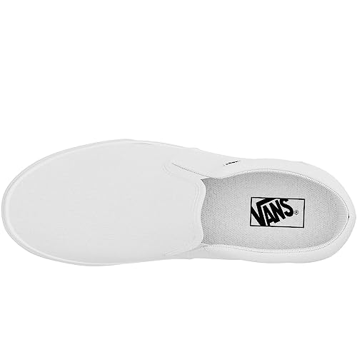 Vans Women's Asher Low Slip On Sneaker Wht/Wht 6 Medium Us #TOP2