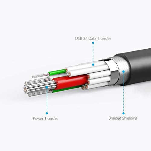 Anker USB-C to USB-C 3.1 Gen 2 Cable (3ft) with Power Delivery, for iPhone 15Pro/15ProMax/ - image 7