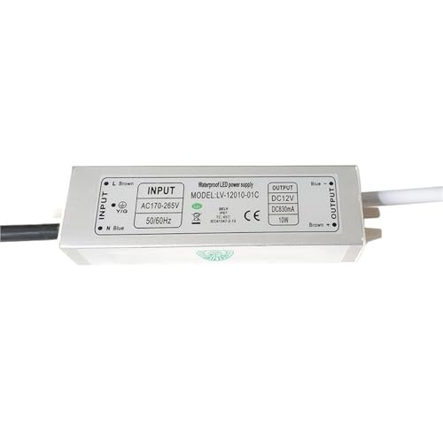 Transformateur LED 12V 12W étanche IP67 pour alimentation spot basse tension constant current