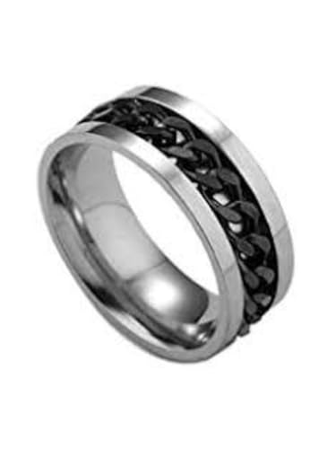 Image of SALTY ALPHA Hand Finger Ring for Men & Boys | Stainless Steel | Stylish & Minimal | Birthday Gift | Aesthetic Jewellery | Accessories for Everyday Wear | Gift for Diwali, Christmas, Marriage, Birthday