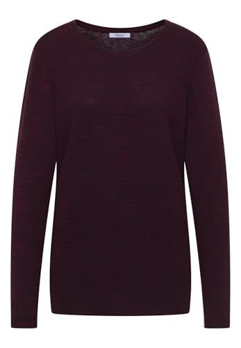 Cecil Strukturpullover Eggplant red Heather Melange S – Ansicht 4