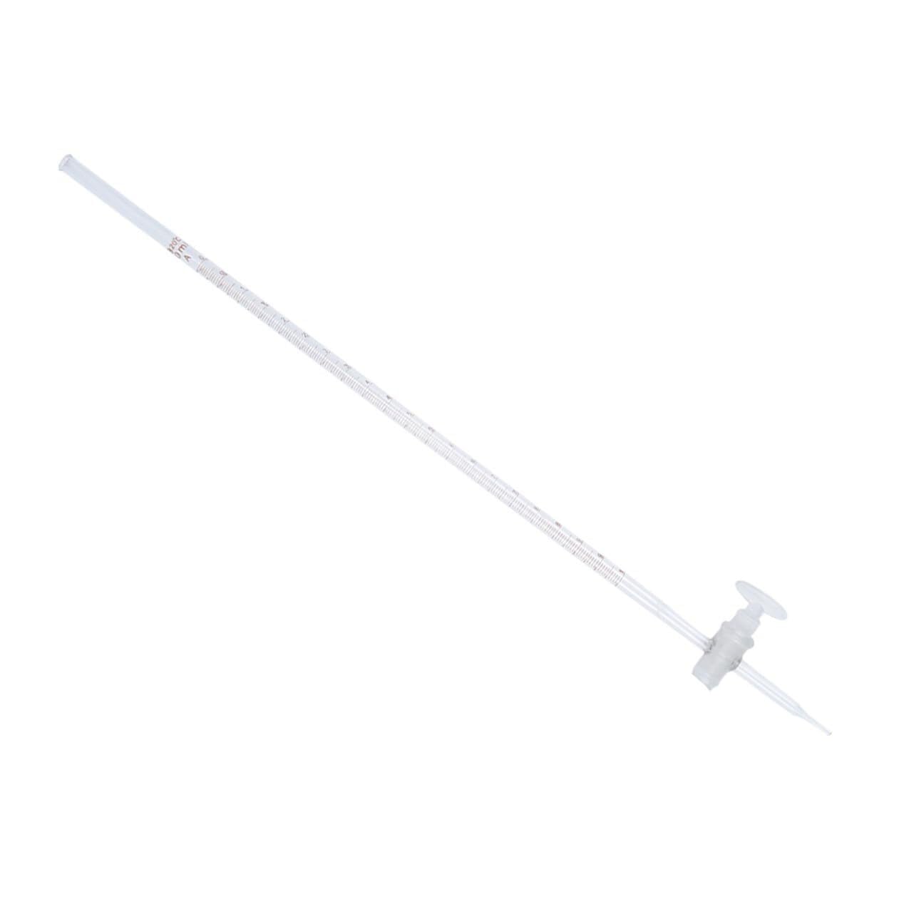 Mikrobureta, Biureta kwasowa ze szkła borokrzemianowego 10 ml z kranem do edukacji