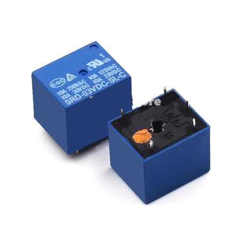 Relais 5 broches SRD-09VDC-SL-C 9V 10A pour circuit imprimé