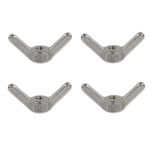 INO-KIM OXO OX電動スクーター用アップグレードバタフライナット、折りたたみシステムを締める304ステンレススチールウィングナットスペアパーツ(4 PIECES)