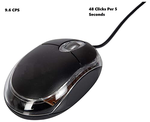Image of Mouse Auto Clicker, Undetectable, USB Plug and Play, Continuous 48 Clicks per 5 Seconds, No Software Required, Works On Every Operating System, Works On Laptop, PC, Mac, Phone, Tablet