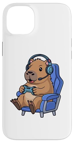 Funny Gamer Capybara Gaming Video Game Enthusiast Boys Kids �X�}�z�P�[�X iPhone 14 Plus �p