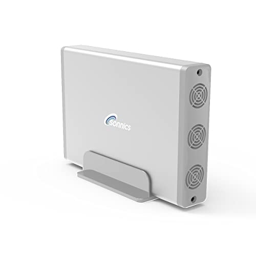 Sonnics 2TB Silver External Hard Drive USB 3.0 Compatible with XBOX ONE / PS4 / Windows PC/Mac (Desktop not Portable) - Image 3