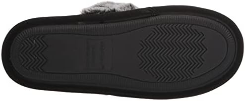 MUK LUKS Kathy Ireland Women's Violet Scuff Slipper, Black, Small Review | Image 3