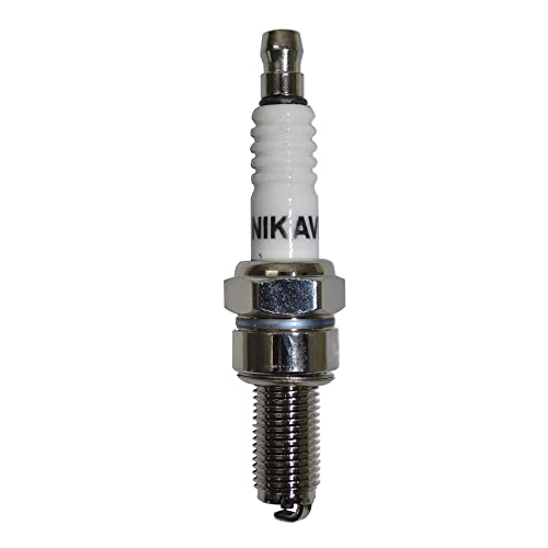 NIKAVI SP02 Spark Plug Compatible for Yamaha FZ(All Models) + NKVKC