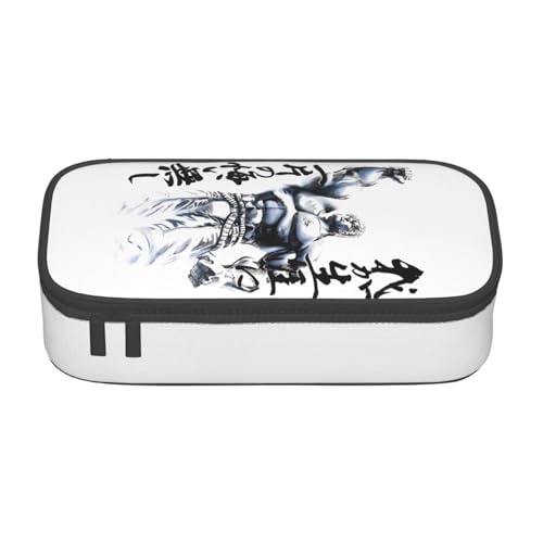 北斗の拳5 筆箱 ペンケース 文具ケース 大容量 多機能 洗面用具バッグ 文具収納 軽量 大人 子供用 贈り物