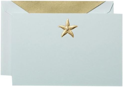 Crane & Co. Hand Engraved Starfish Correspondence Card (RC3302)