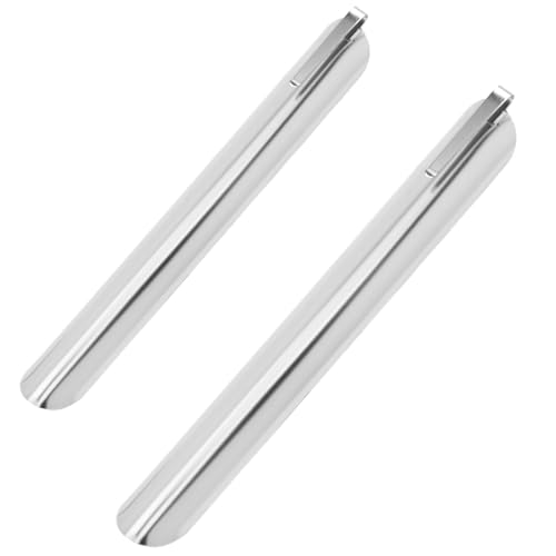 Wvapzwr 2Pcs Table Crumb Sweepers for Servers, Restaurant Crumb Sweepers, Stainless Steel Table Crumbers with Pocket Clip, Bread Crumber Cleaner for Tablecloths in Restaurants and Homes