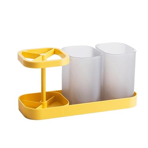 Porte-brosse à dents et gobelet de bain : la solution au désordre du lavabo