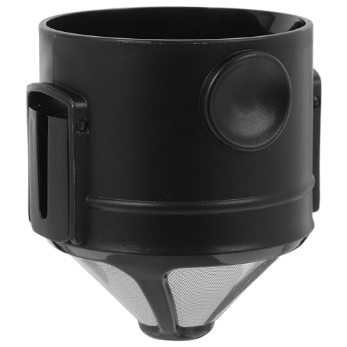 MOKKHNB ステンレス製折りたたみ式ダブルメッシュコーヒーフィルター 漏斗型属ボトル充填用ジュースファンネル付き 家用旅行キャンプ対応