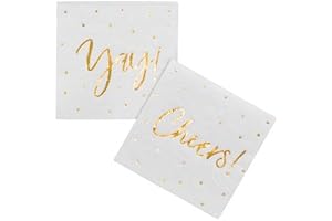 100 Pack Cocktail Napkins for Cheers