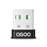 USB Bluetooth Adapter for PC，QGOO Mini Bluetooth Dongle 4.0 EDR for Computer Desktop Wireless...
