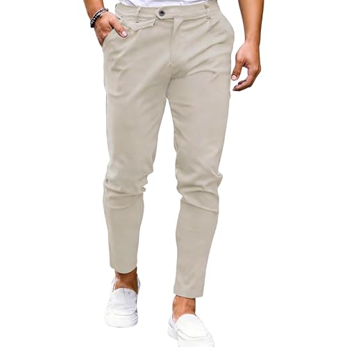 Chino skinny pour homme en coton stretch confortable
