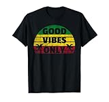 Good Vibes Only Rasta Jamaican Reggae T-Shirt