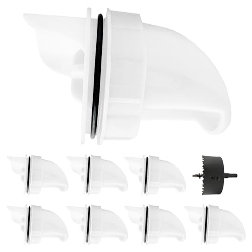 [8 Pack] Aopchry Automatic Chicken Feeder (White), Chicken Feeders No