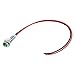 Tool parts 2pcs AC/DC24V 6mm for Green LED Signal Indicator Light Flush Panel With 150mm Cable