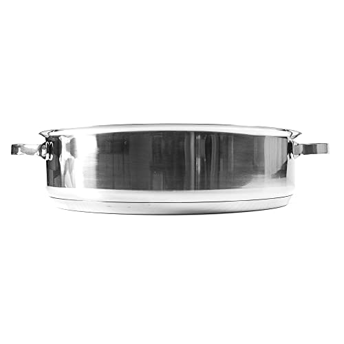 Moneta Allegro 2 m 24 cm Stainless Steel pan for All Fires 2.7 litres, Silver - Image 3