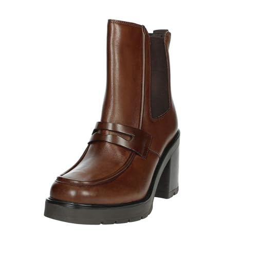 Bottines à talons marron art.BL209 aux finitions soignées de haute qualité - 6