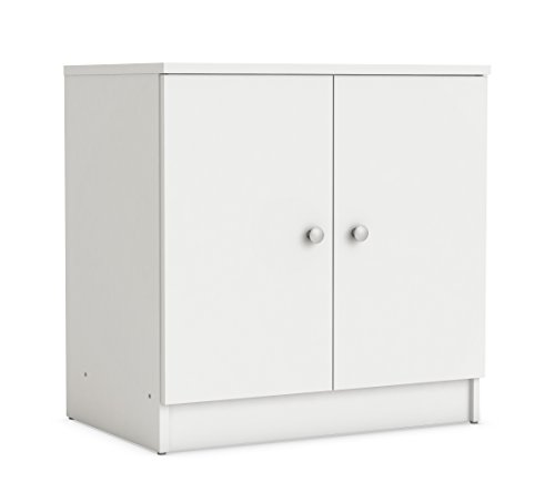 Demeyere 2-Door Under Sink Storage Unit, Wood, White, 60x40x60 cm Main Image Small