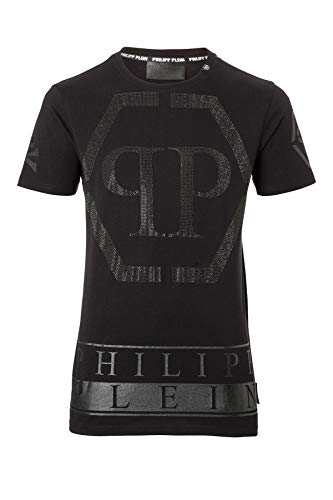 Crew Neck Black Graphic T-Shirt
