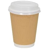 GBCDSWBR Kaffeebecher Deckel 90 mm für 12oz 16oz Becher 1000 Stk. Weiß