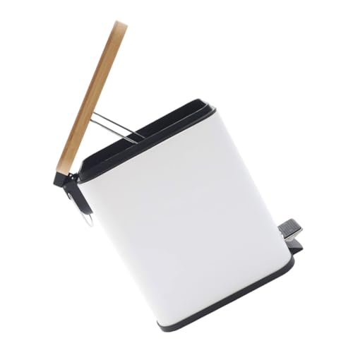 Poubelle de chambre 5l rectangulaire à pédale pour un espace épuré