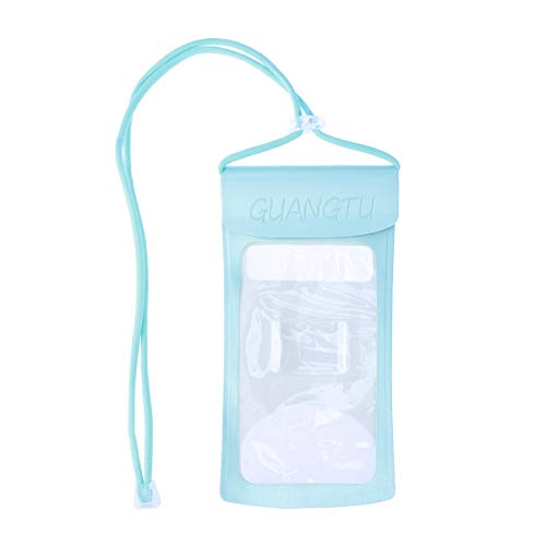 Preisvergleich Produktbild Mobile wasserdichte Tasche TPU Handytasche Touchscreen Transparente Handytasche (Himmelblau)